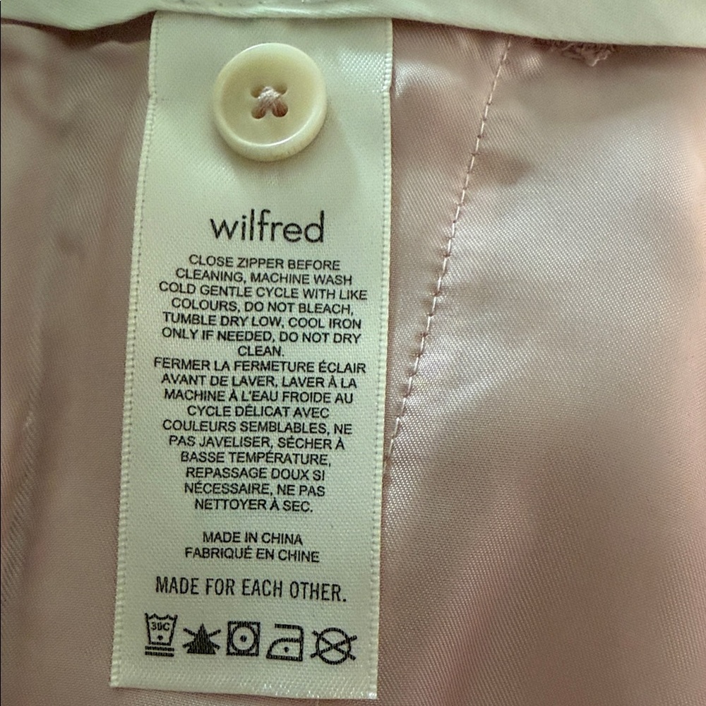 Wilfred Crepette Effortless 5” High Rise Short Light Pink - Picture 4 of 9